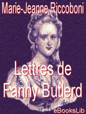 cover image of Lettres de Fanny Butlerd